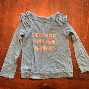 Feelings Help You Grow Ruffle Tee